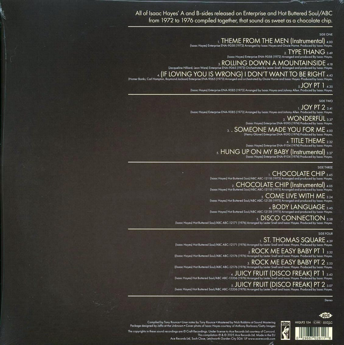 Isaac Hayes - Hot Buttered Singles Volume 2: 1972-1976 (2xLP) (180g) Vinyl Record