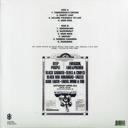 Black Sabbath - Motor Speedway, Ontario, April 6th 1974 Vinyl Record