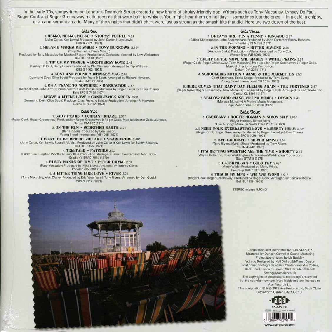 Whiskey Mac, Wei Wei Wong, Patches, Candlewick Green, Etc. - Bob Stanley Presents Chip Shop Pop: The Sound Of Denmark Street 1970-1975 (2xLP) Vinyl Record
