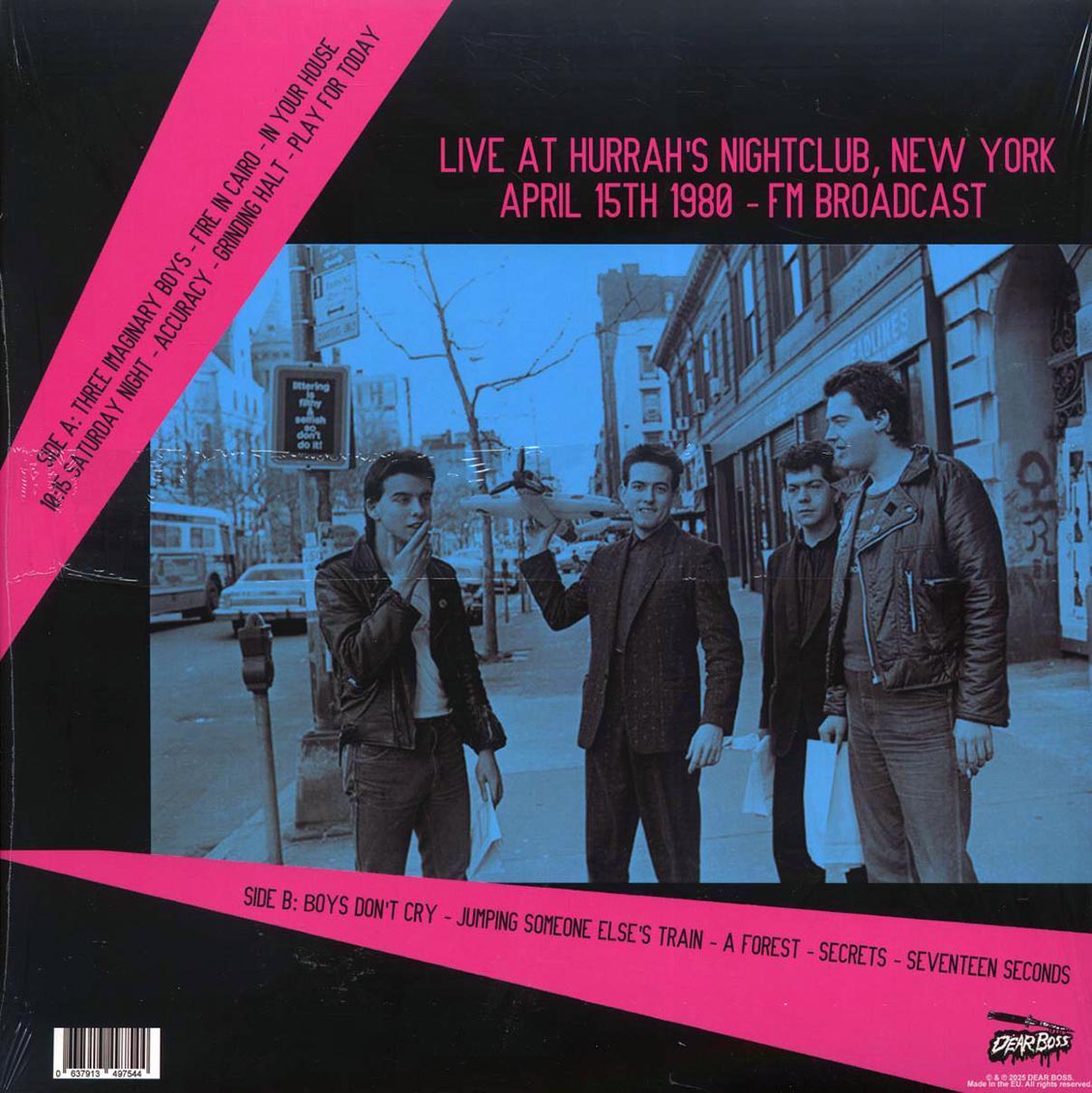 The Cure - Live At Hurrah's Nightclub, New York, April 15th 1980 Vinyl Record