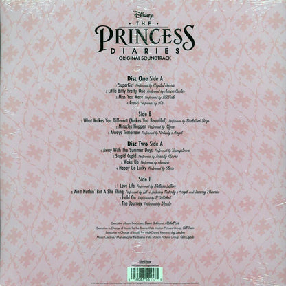 Mandy Moore, Backstreet Boys, Krystal Harris, Etc. - The Pricess Diaries: Original Soundtrack (2xLP) (clear/blue splatter vinyl) Vinyl Record