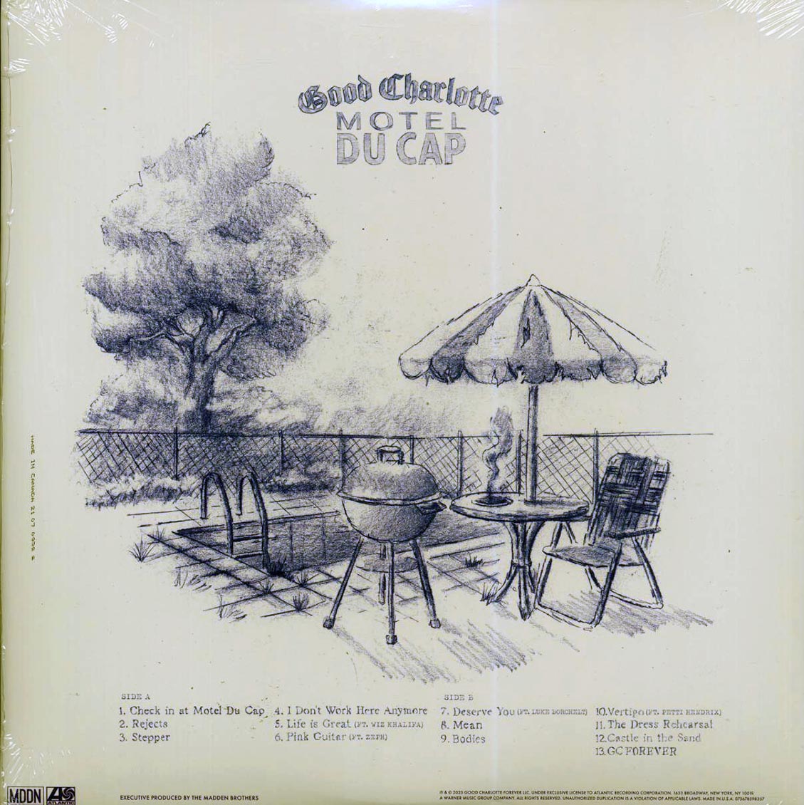 Good Charlotte - Motel Du Cap (blue galaxy vinyl) Vinyl Record