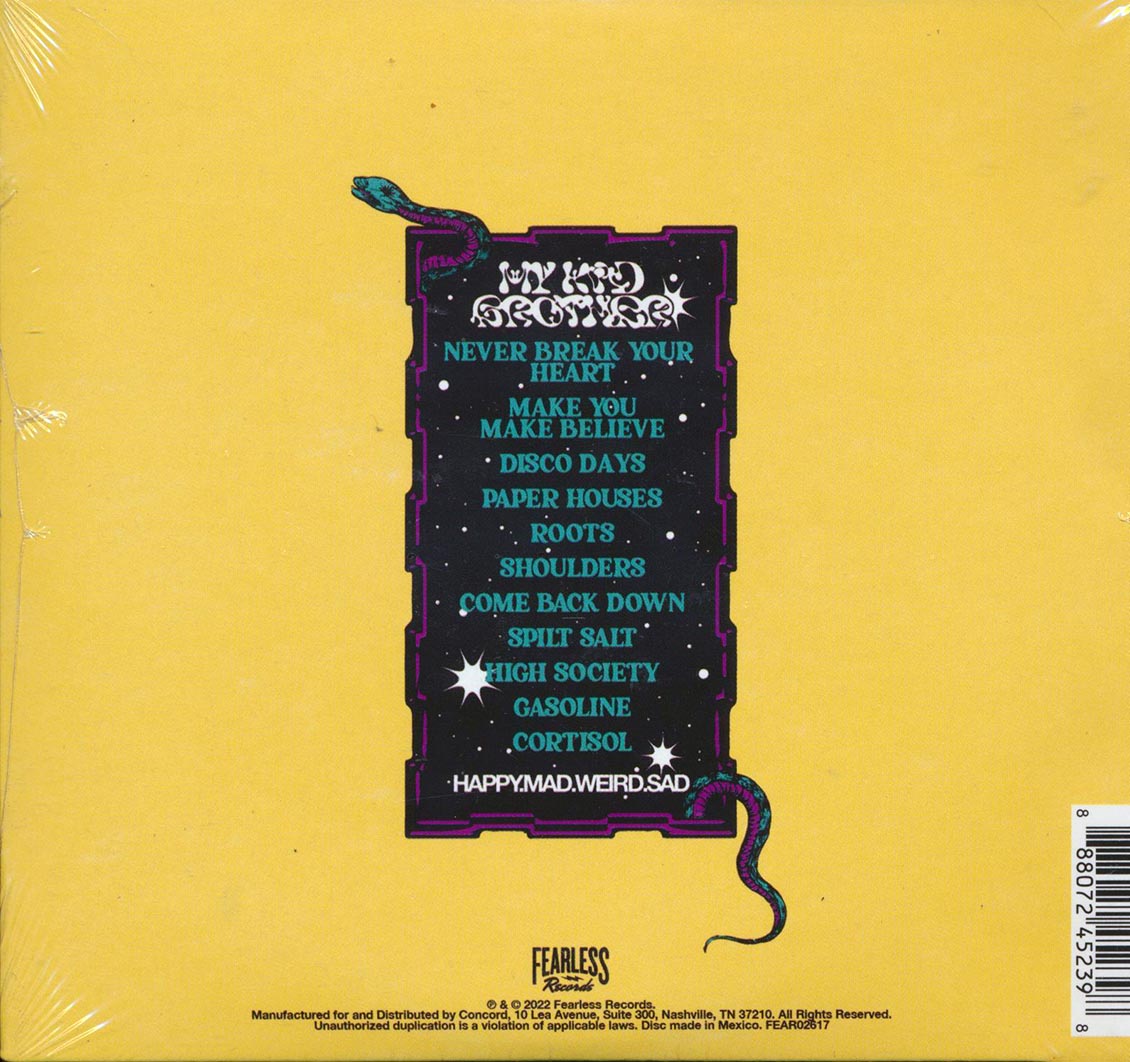 My Kid Brother - Happy Mad Weird Sad (deluxe mini-LP slipsleeve edition) Music CD