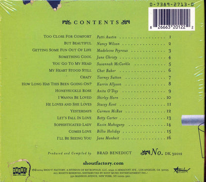 Nancy Wilson, Chet Baker, Patti Austin, Billie Holiday, Etc. - Wonderland Love Stories Chapter 3: Something Warm Something Cool (incl. 12-page booklet) Music CD