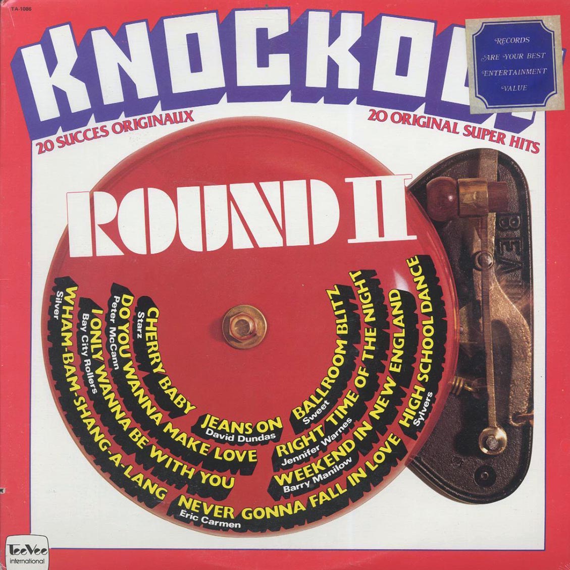 Linda Ronstadt, Bay City Rollers, Little River Band, Etc. - Knockout Round II Vinyl Record