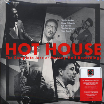Charlie Parker, Dizzy Gillespie, Bud Powell, Charles Mingus, Max Roach - Hot House: The Complete Jazz At Massey Hall Recordings (Live 1953) (ltd. ed.) (3xLP) (box set) (180g) Vinyl Record