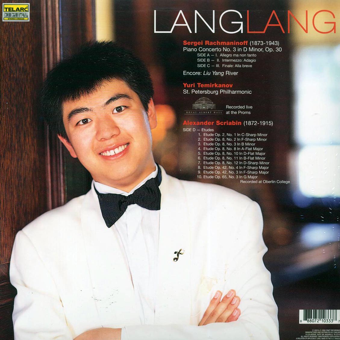 Lang Lang - Rachmaninoff Piano Concerto No. 3 (2xLP) (180g) Vinyl Record