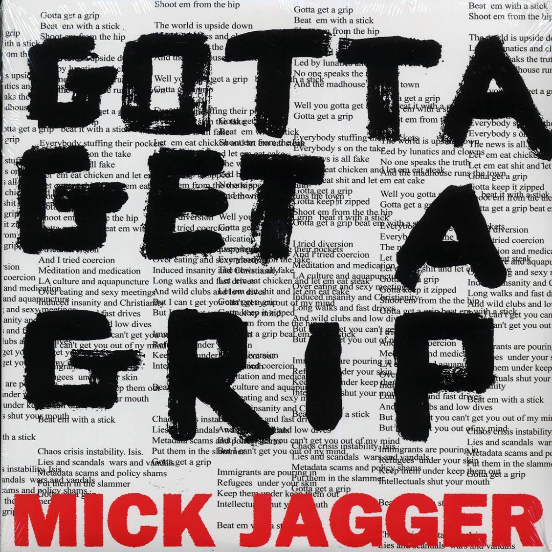 Mick Jagger - Gotta Get A Grip, England Lost Vinyl Record