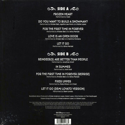 Various - Frozen: The Songs (zeotrope vinyl) (picture disc) Vinyl Record