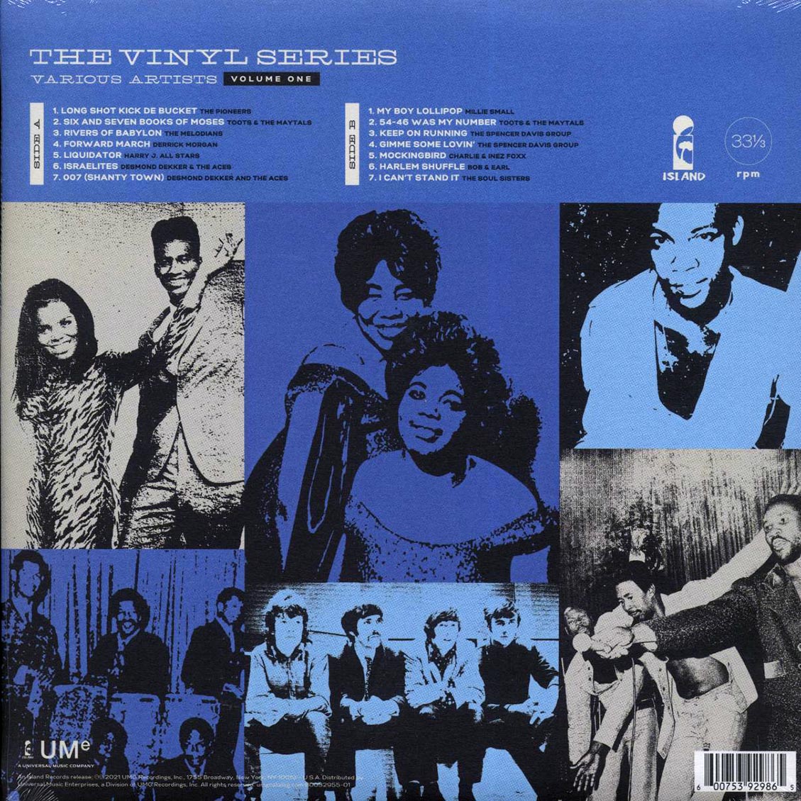 Toots & The Maytals, Desmond Dekker, The Melodians, The Pioneers, Etc. - The Vinyl Series Volume 1 (180g) Vinyl Record
