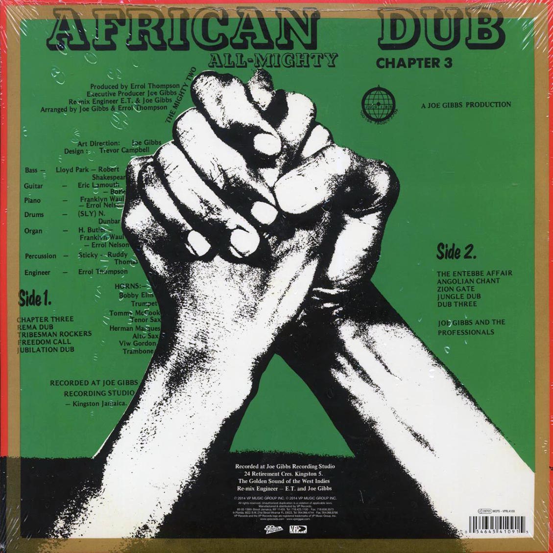 Joe Gibbs & The Professionals - African Dub All Mighty Chapter 3 (red vinyl) (remastered) Vinyl Record