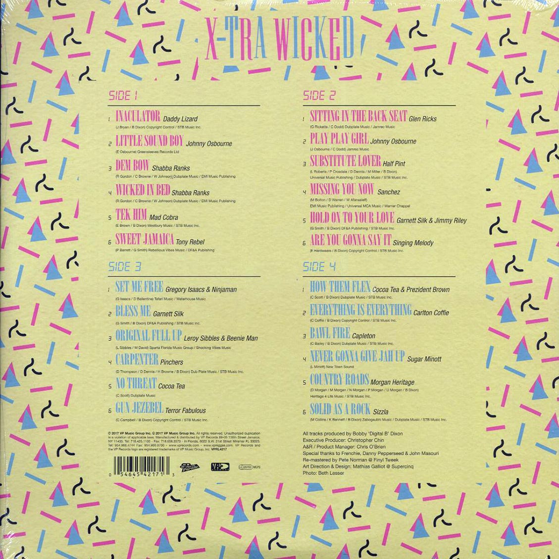 Bobby Digital, Johnny Osbourne, Shabba Ranks, Half Pint, Garnett Silk, Daddy Lizard, Cocoa Tea, Etc. - X-Tra Wicked (2xLP) Vinyl Record