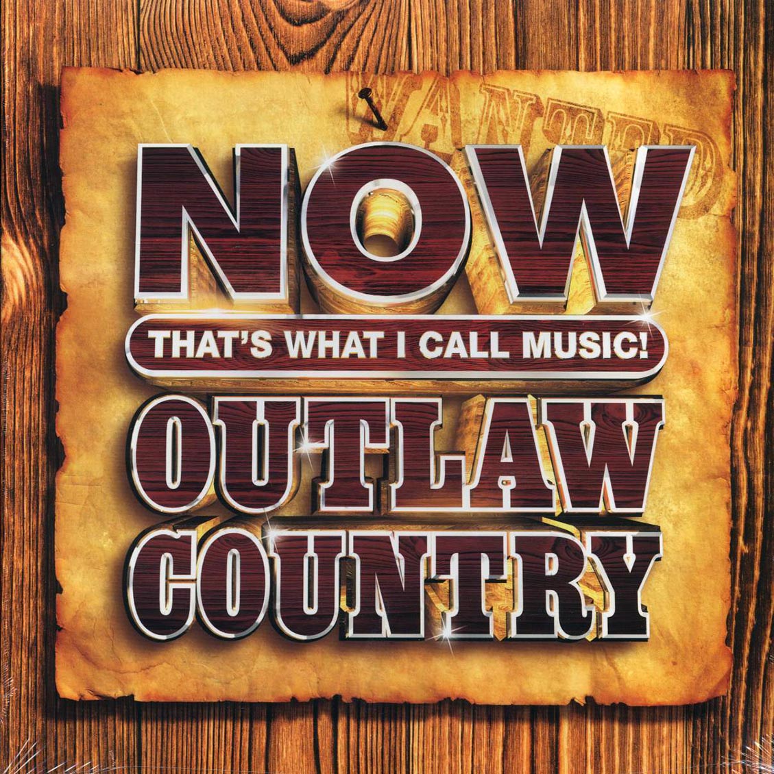 Chris Stapleton, Jamey Johnson, The Charlie Daniels Band, Johnny Cash, Merle Haggard, Etc. - Now That's What I Call Outlaw Country (2xLP) (maroon vinyl) Vinyl Record