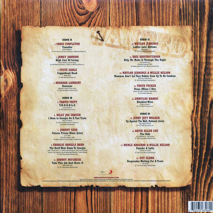 Chris Stapleton, Jamey Johnson, The Charlie Daniels Band, Johnny Cash, Merle Haggard, Etc. - Now That's What I Call Outlaw Country (2xLP) (maroon vinyl) Vinyl Record