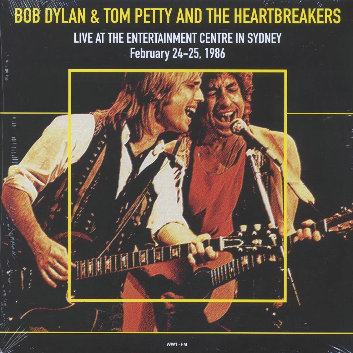 Bob Dylan, Tom Petty & The Heartbreakers - Live At The Entertainment Centre In Sydney February 24-25, 1986 (2xLP) Vinyl Record