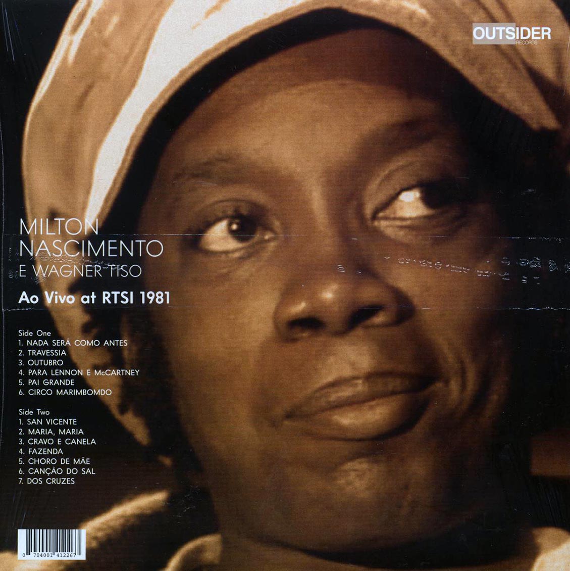 Milton Nascimento - E Wagner Tiso: Ap Vivo At RTSI 1981 Vinyl Record