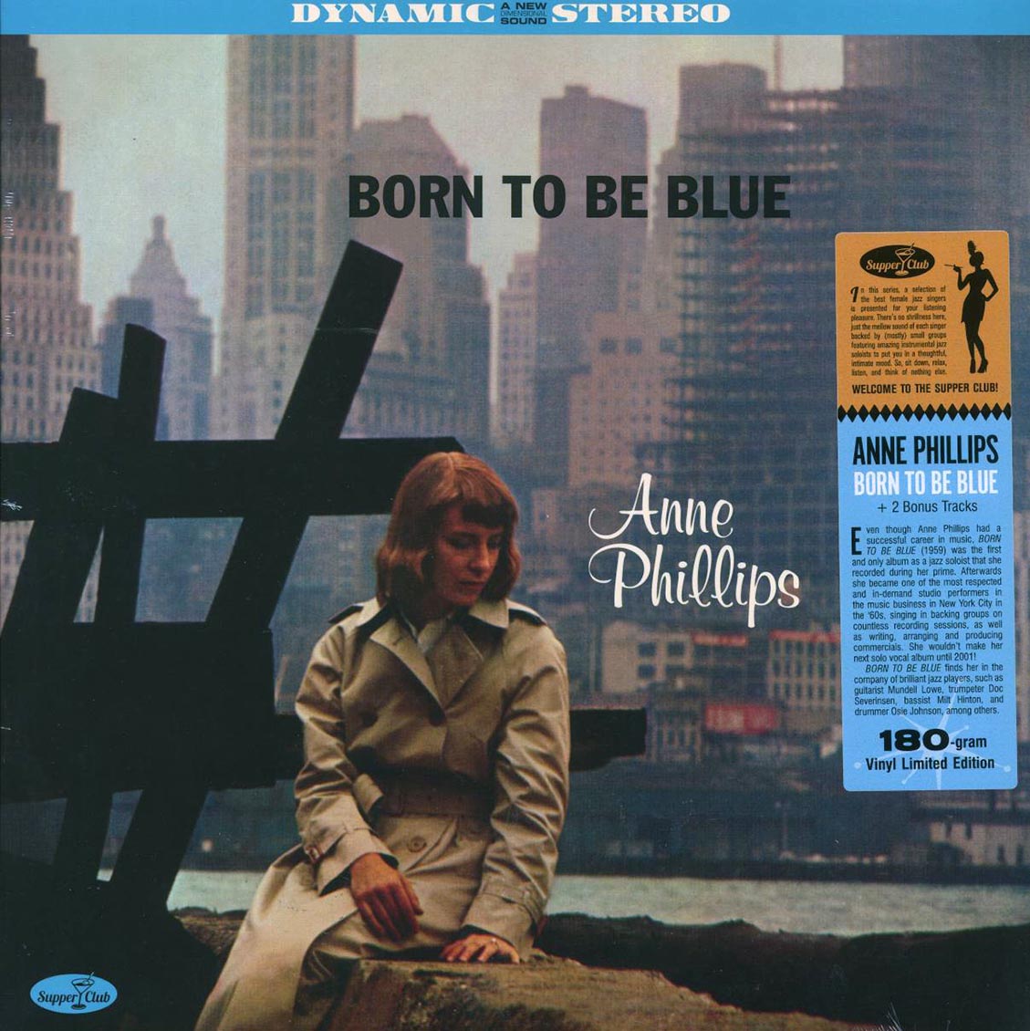 Anne Phillips - Born To Be Blue (+2 bonus tracks) (ltd. ed.) (180g) Vinyl Record