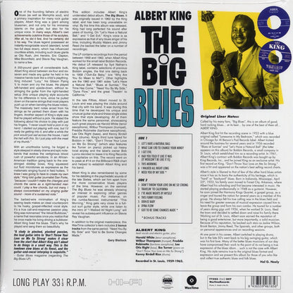Albert King - The Big Blues (+2 bonus tracks) (ltd. ed.) (180g) Vinyl Record