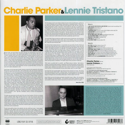 Charlie Parker, Lennie Tristano - Charlie Parker & Lennie Tristano (ltd. ed.) (180g) (blue vinyl) Vinyl Record