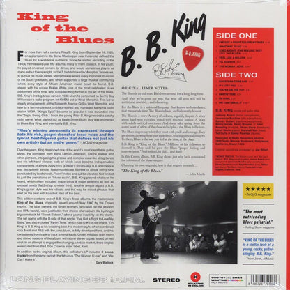 BB King - King Of The Blues (+2 bonus tracks) (ltd. ed.) (180g) (red vinyl) Vinyl Record