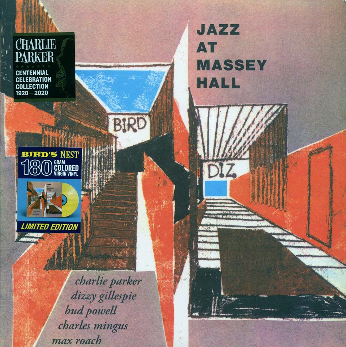 Charlie Parker, Dizzy Gillespie, Bud Powell, Charles Mingus, Max Roach - Jazz At Massey Hall (ltd. ed.) (180g) (yellow vinyl) Vinyl Record