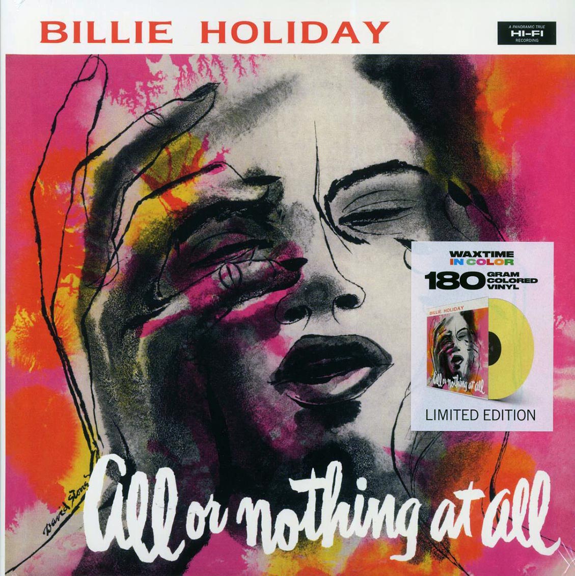 Billie Holiday - All Or Nothing At All (ltd. ed.) (180g) (yellow vinyl) (incl. book) Vinyl Record