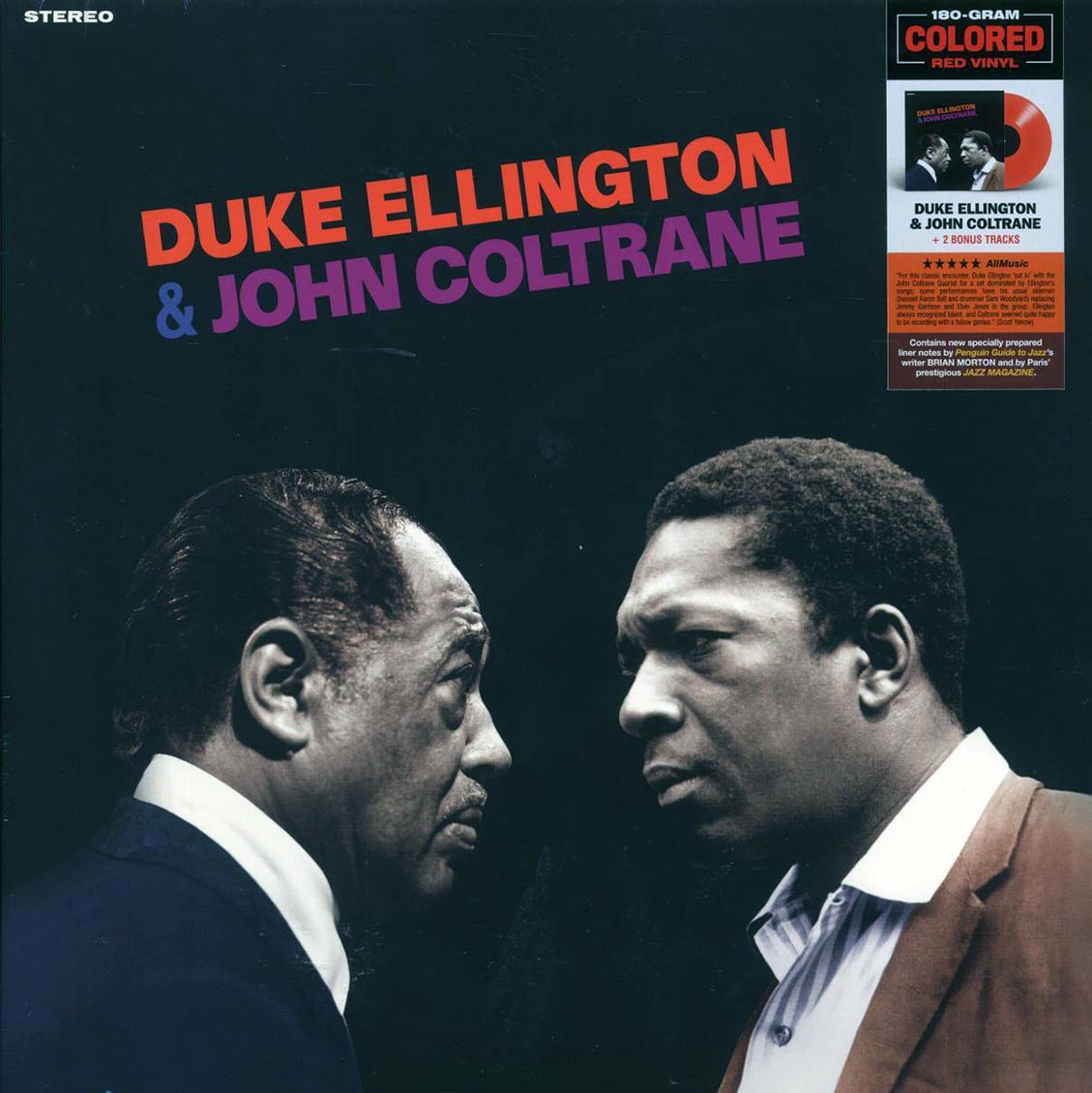 Duke Ellington, John Coltrane - Duke Ellington & John Coltrane (+2 bonus tracks) (ltd. ed.) (180g) (red vinyl) Vinyl Record