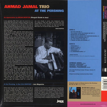 Ahmad Jamal Trio - At The Pershing (+4 bonus tracks) (ltd. ed.) (180g) (blue vinyl) Vinyl Record