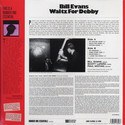 Bill Evans - Waltz For Debby (+bonus track) (ltd. ed.) (180g) Vinyl Record