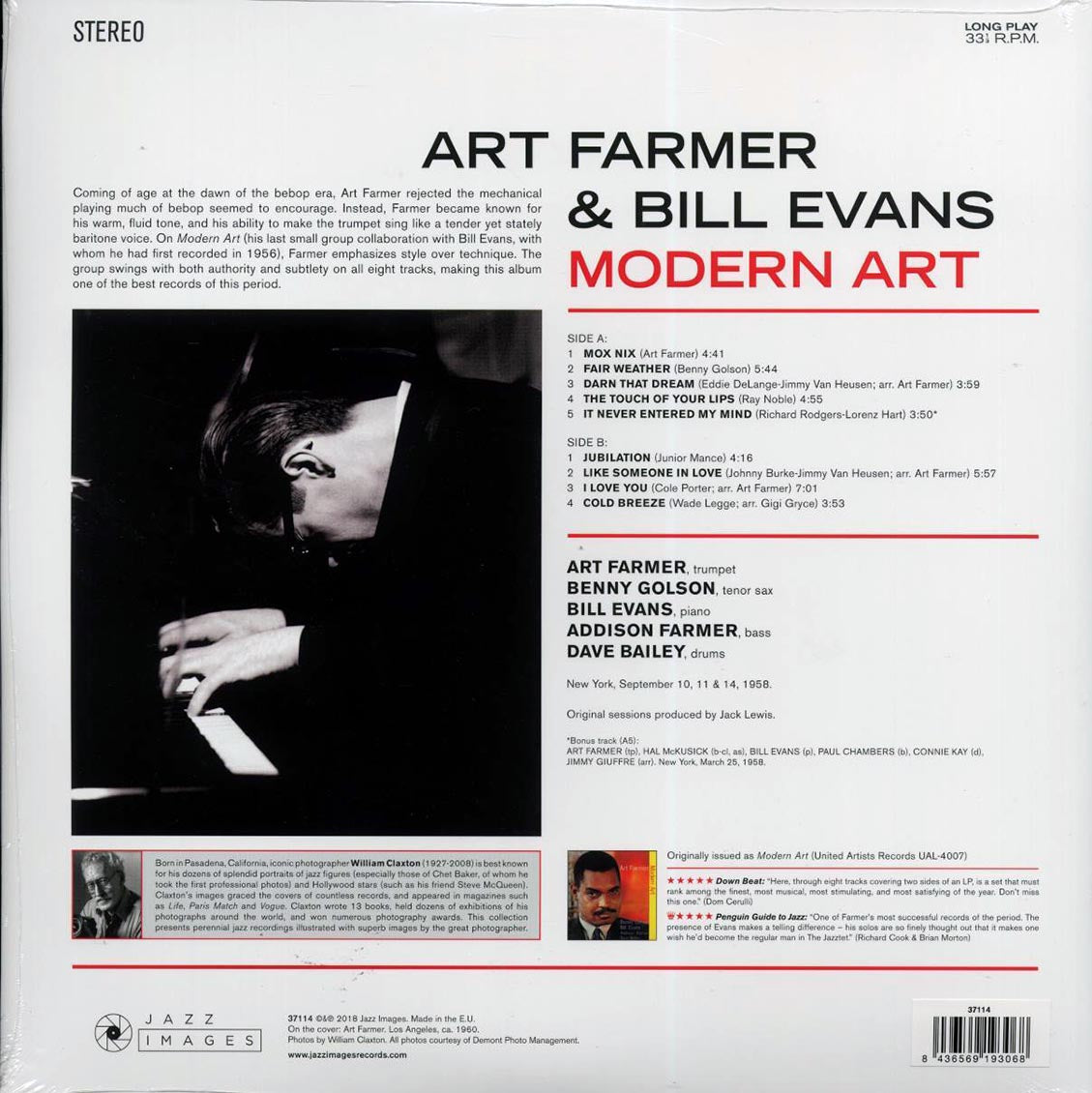 Art Farmer, Bill Evans - Modern Art (ltd. ed.) (180g) Vinyl Record