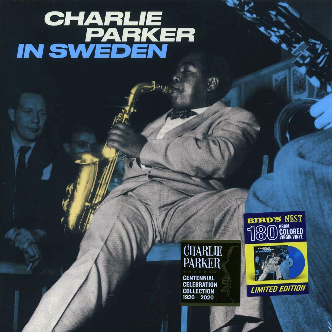 Charlie Parker - In Sweden (+2 bonus tracks) (ltd. ed.) (180g) (blue vinyl) Vinyl Record