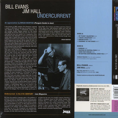 Bill Evans, Jim Hall - Undercurrent (+2 bonus tracks) (ltd. ed.) (180g) (blue vinyl) Vinyl Record