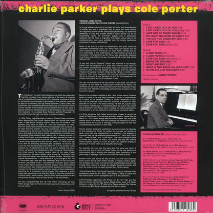 Charlie Parker - Charlie Parker Plays Cole Porter (+4 bonus tracks) (ltd. ed.) (180g) (yellow vinyl) Vinyl Record