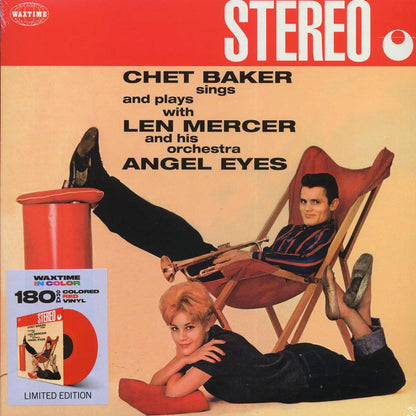 Chet Baker, Len Mercer & His Orchestra - Sings And Plays With Len Mercer And His Orchestra: Angel Eyes (+bonus track) (ltd. ed.) (180g) (red vinyl) Vinyl Record