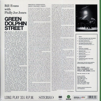 Bill Evans, Philly Joe Jones - Green Dolphin Street (+bonus track) (ltd. ed.) (180g) (green vinyl) Vinyl Record