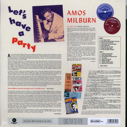 Amos Milburn - Let's Have A Party (+4 bonus tracks) (ltd. ed.) (180g) Vinyl Record