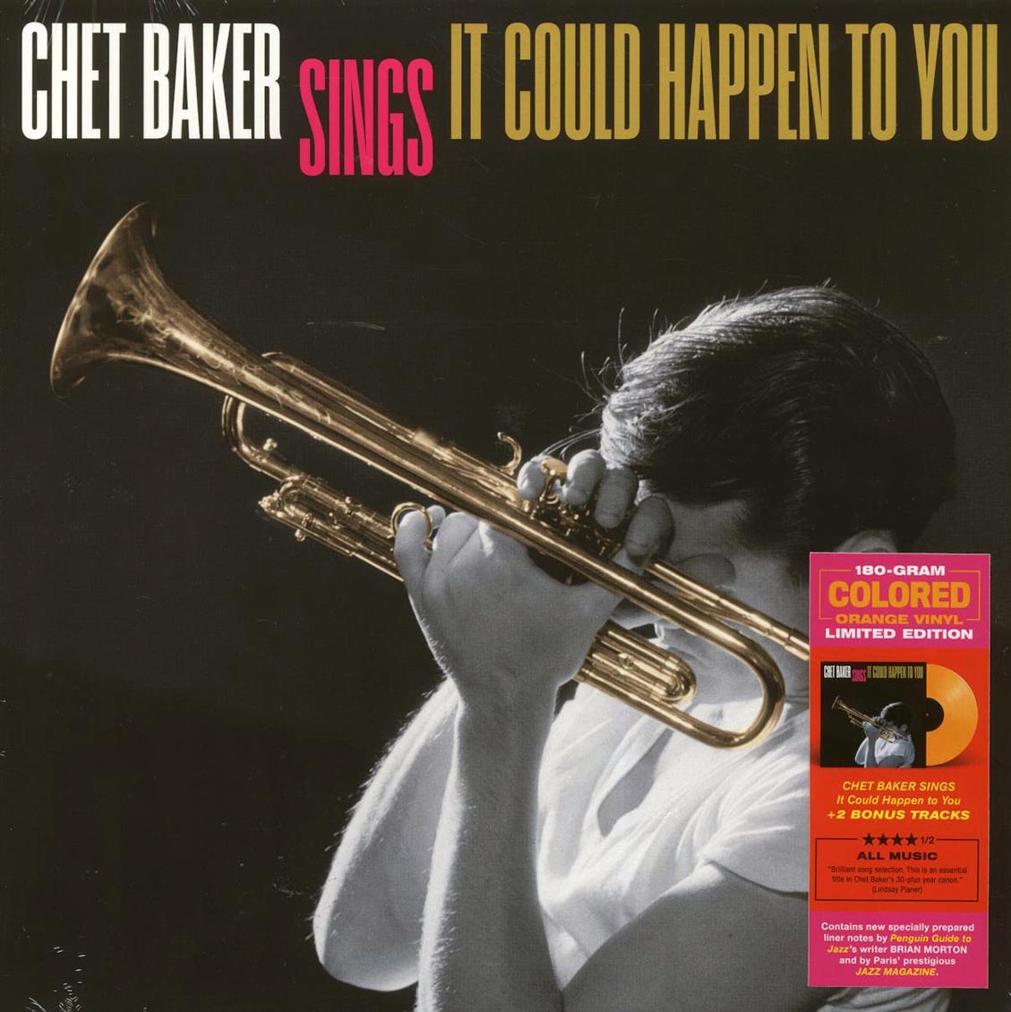 Chet Baker - Sings It Could Happen To You (+2 bonus tracks) (ltd. ed.) (180g) (yellow vinyl) Vinyl Record
