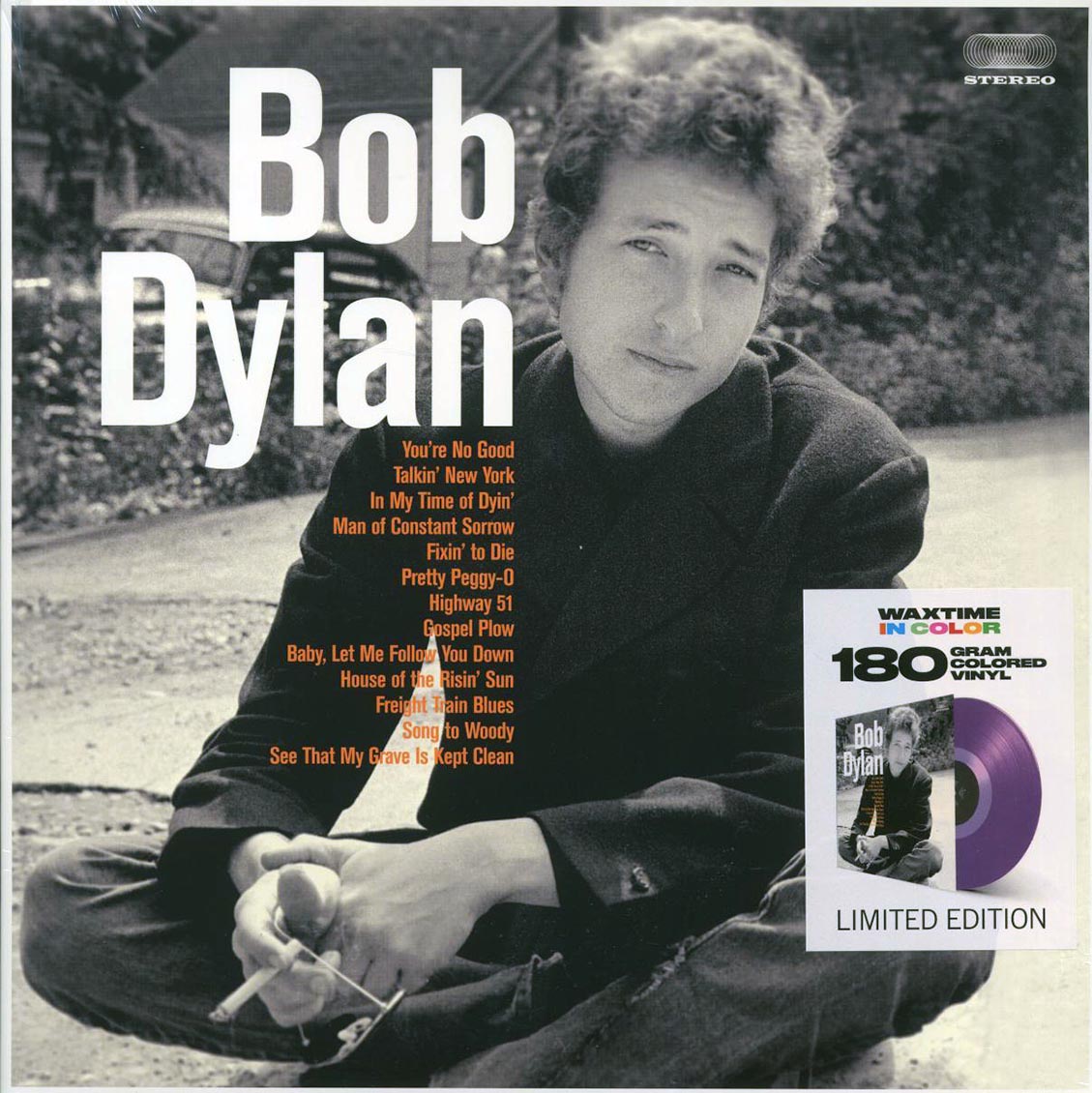 Bob Dylan - Bob Dylan (+2 bonus tracks) (ltd. ed.) (180g) (purple vinyl) Vinyl Record