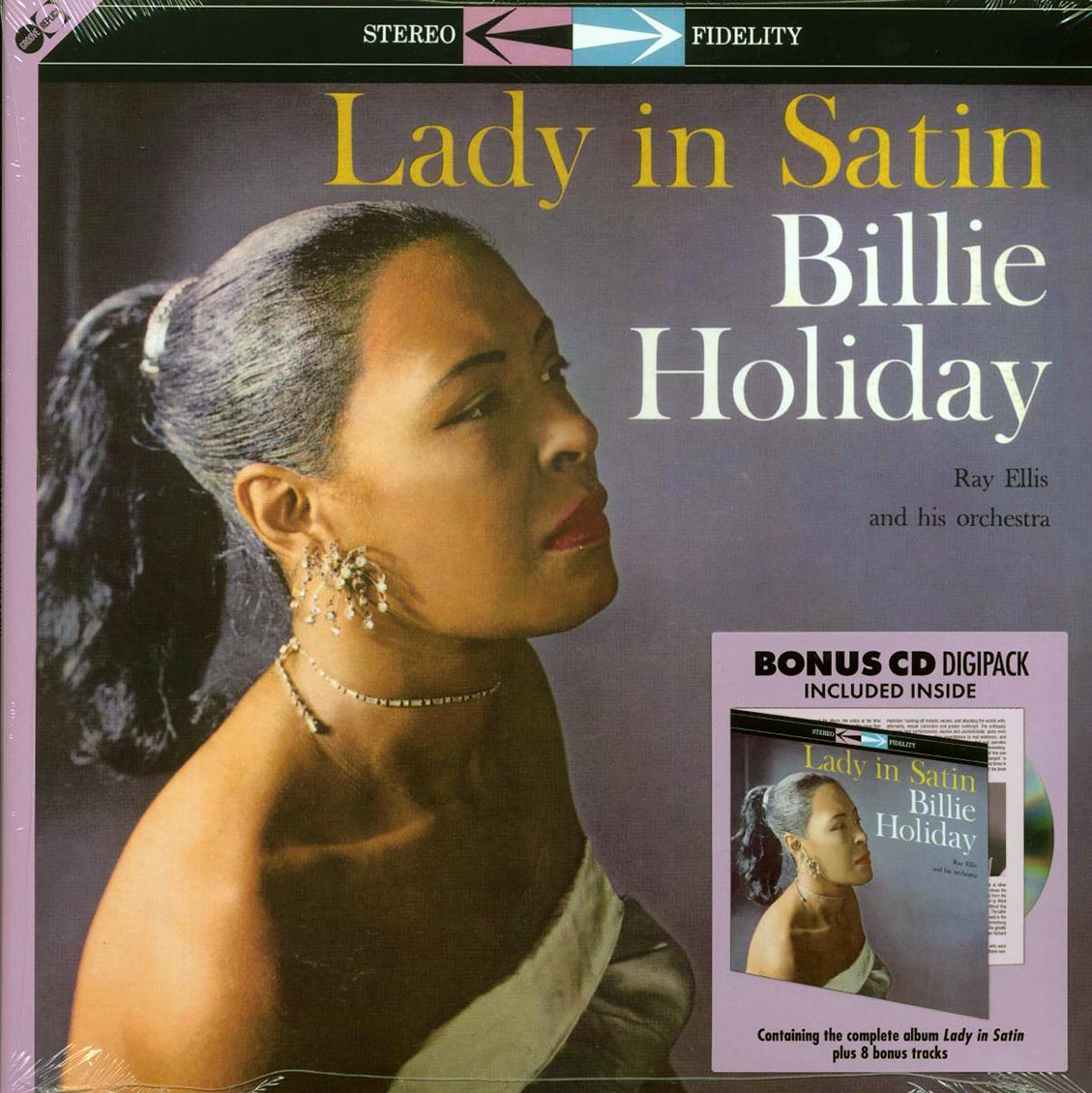 Billie Holiday - Lady In Satin (+8 bonus tracks) (ltd. ed.) (180g) (incl. CD) Vinyl Record