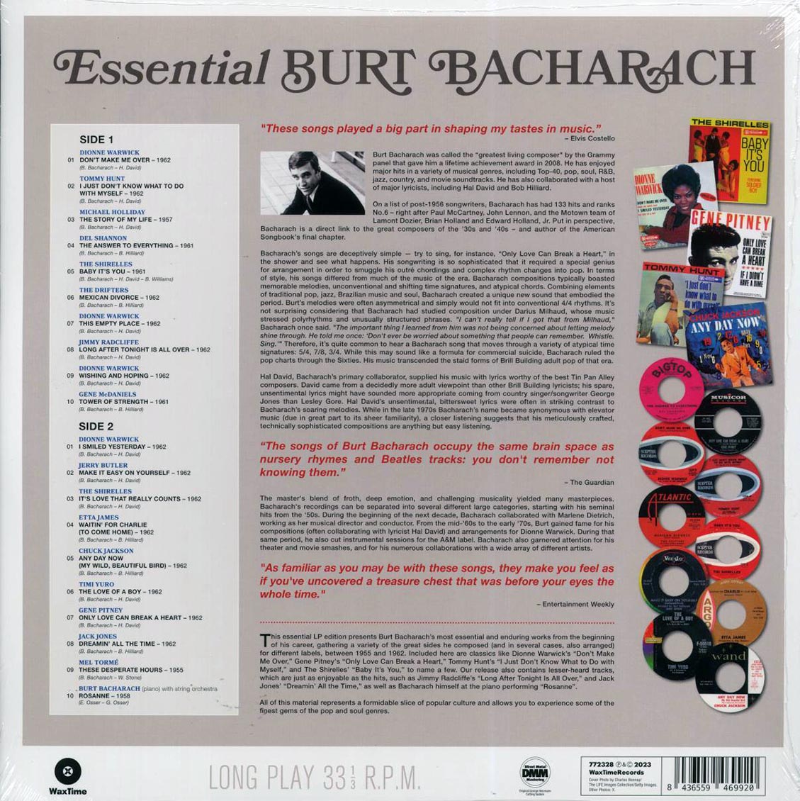 Burt Bacharach - Essential Burt Bacharach (ltd. ed.) (180g) Vinyl Record