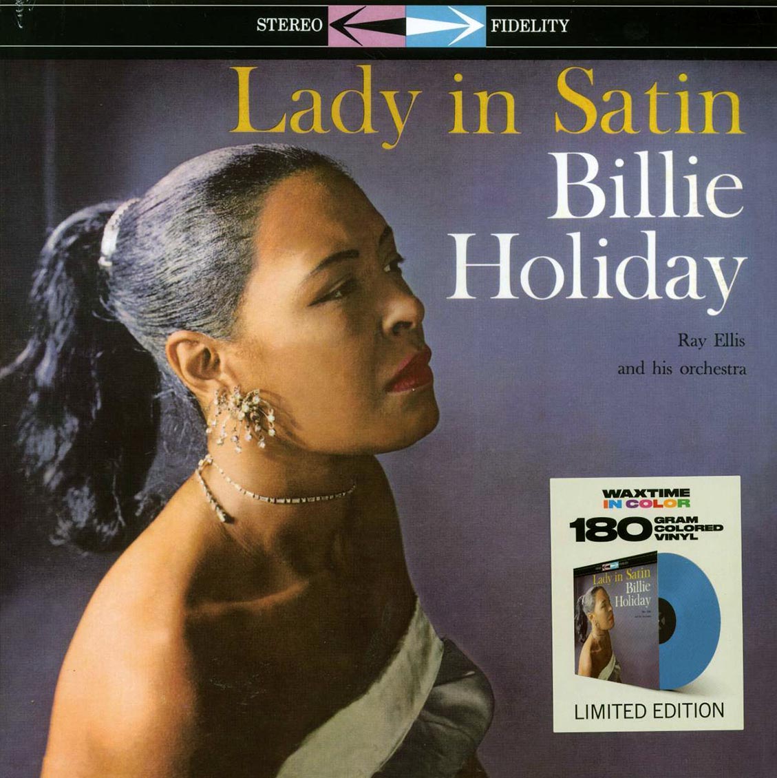 Billie Holiday - Lady In Satin (ltd. ed.) (180g) (blue vinyl) Vinyl Record