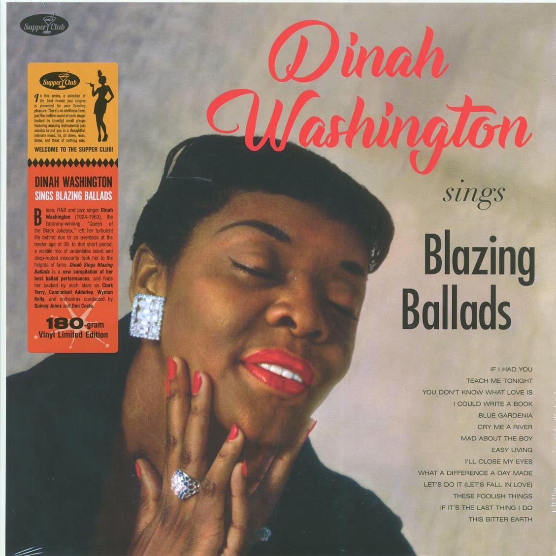 Dinah Washington - Sings Blazing Ballads (ltd. ed.) (180g) Vinyl Record