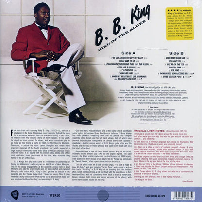 BB King - King Of The Blues (+4 bonus tracks) (ltd. ed.) (180g) Vinyl Record