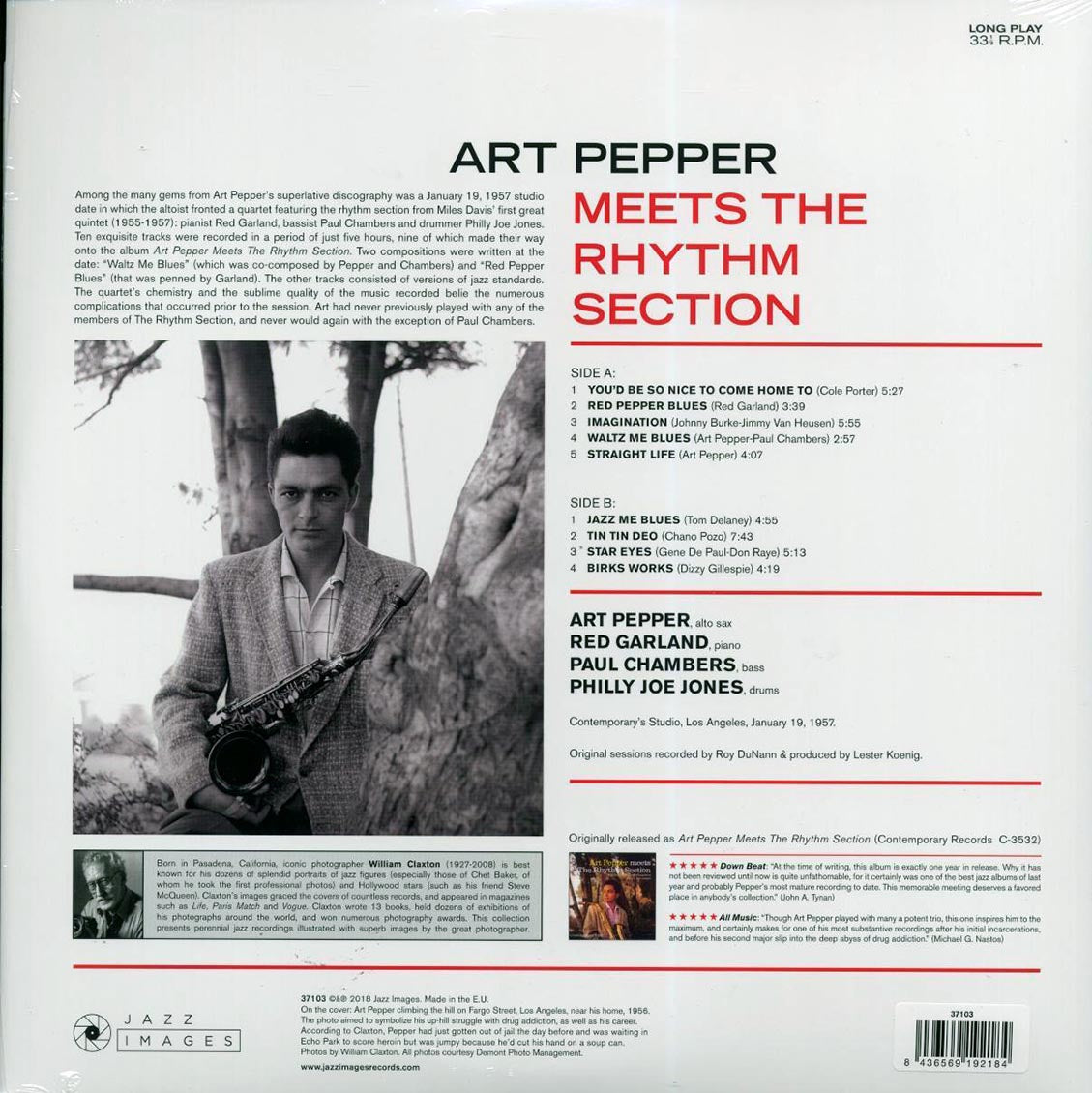 Art Pepper - Meets The Rhythm Section (ltd. ed.) (180g) Vinyl Record