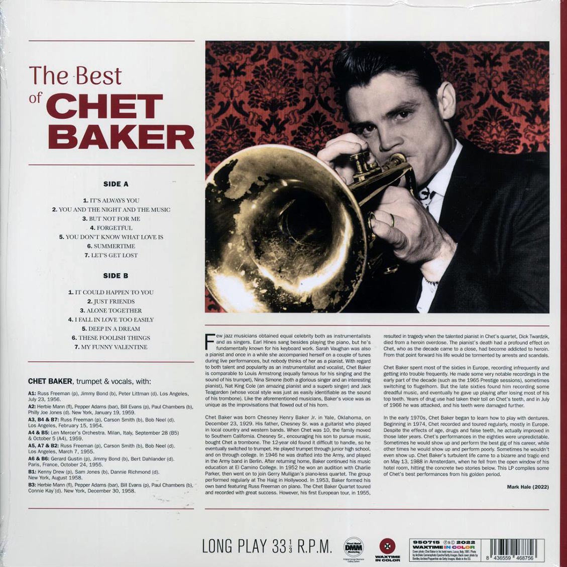 Chet Baker - The Best Of Chet Baker (ltd. ed.) (180g) (purple vinyl) Vinyl Record