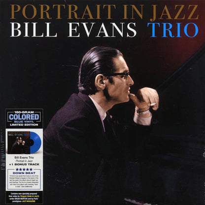 Bill Evans Trio - Portrait In Jazz (+bonus track) (ltd. ed.) (180g) (blue vinyl) Vinyl Record