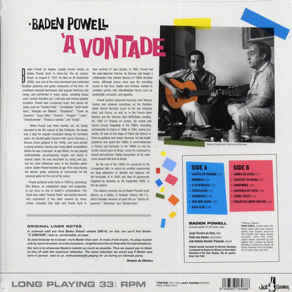 Baden Powell - ? Vontade (+3 bonus tracks) (ltd. ed.) (180g) Vinyl Record