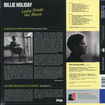 Billie Holiday - Lady Sings The Blues (+bonus track) (ltd. ed.) (180g) (blue vinyl) Vinyl Record
