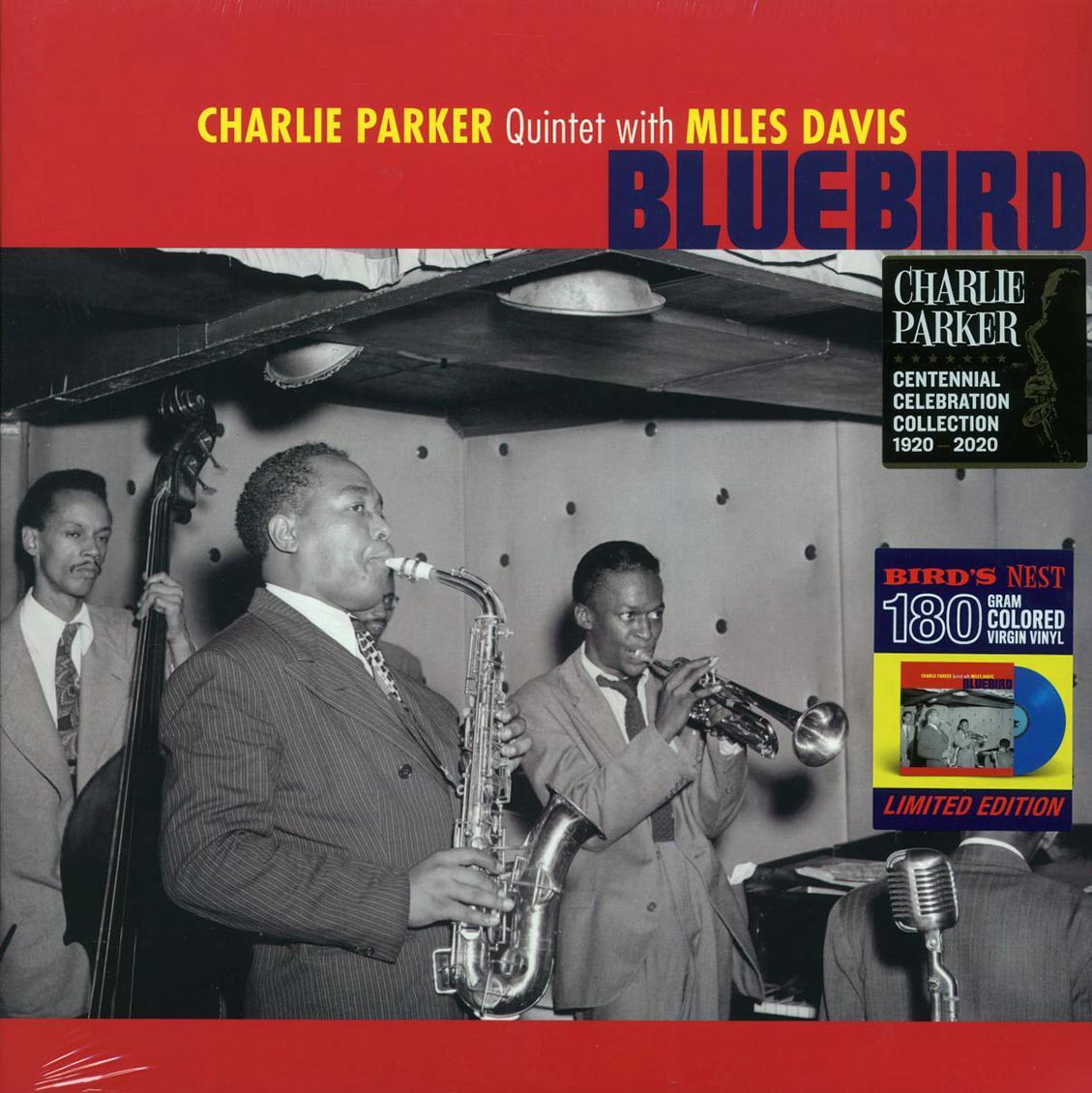 Charlie Parker Quintet, Miles Davis - Bluebird (ltd. ed.) (180g) (blue vinyl) Vinyl Record