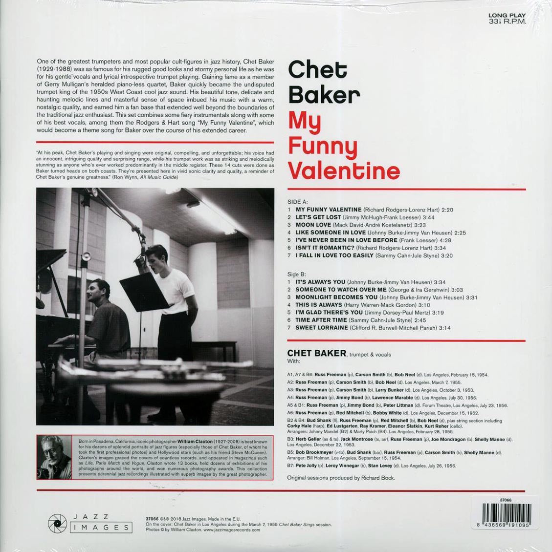 Chet Baker - My Funny Valentine (ltd. ed.) (180g) Vinyl Record